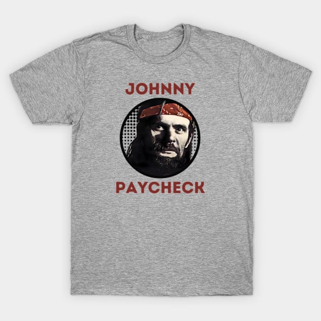 johnny paycheck T-Shirt by claudia awes